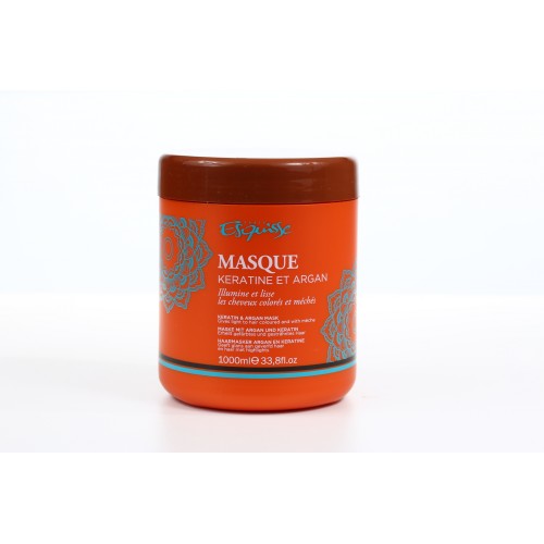 X 12 Masques Capillaires  KERATINE ET ARGAN -12 x 1000 ml